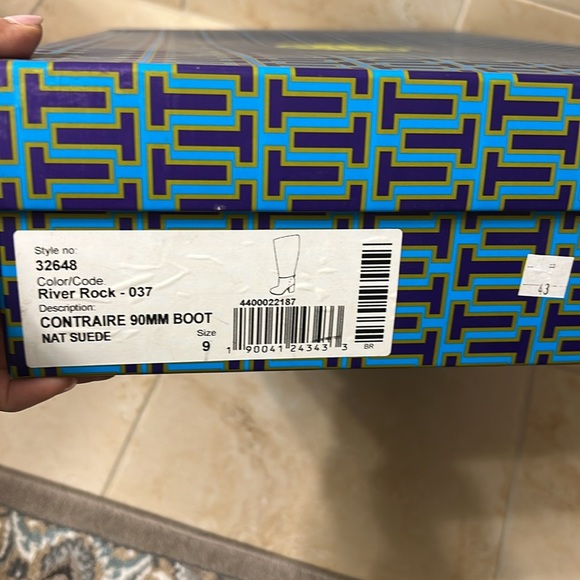 Tory Burch Contraire 90MM suede knee boots - Picture 15 of 16